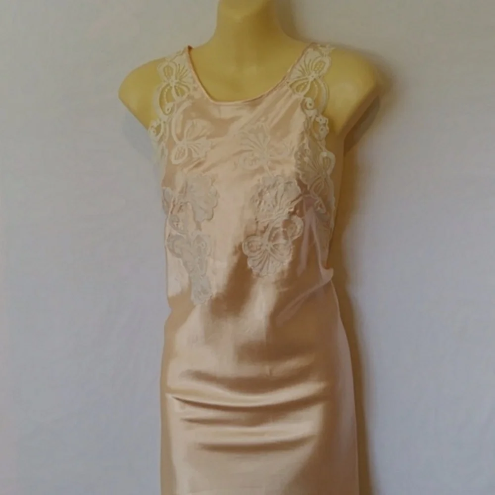 CASSINI NIGHTGOWN VINTAGE LACE SEXY FEMININE EXC~S - Picture 5 of 8